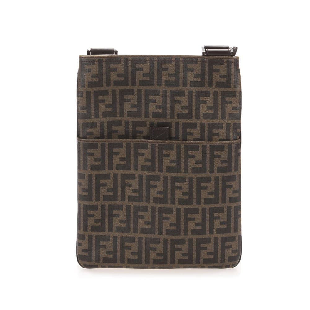 Fendi Zucca Crossbody Bag Brown