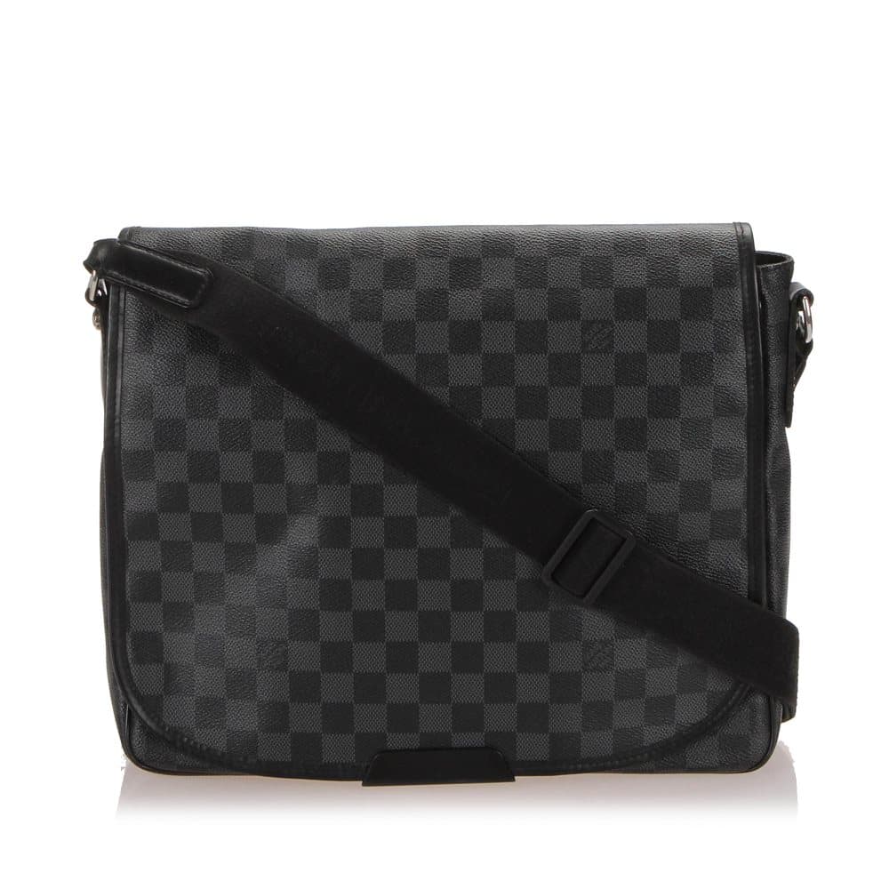 Louis Vuitton Damier Graphite District MM Black