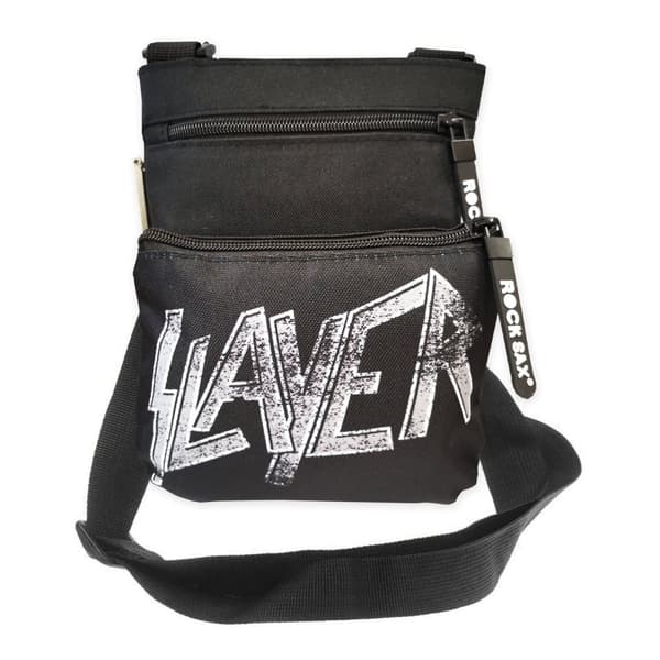 Rock Sax Forvrænget Slayer Logo Crossbody Bag Black One Size