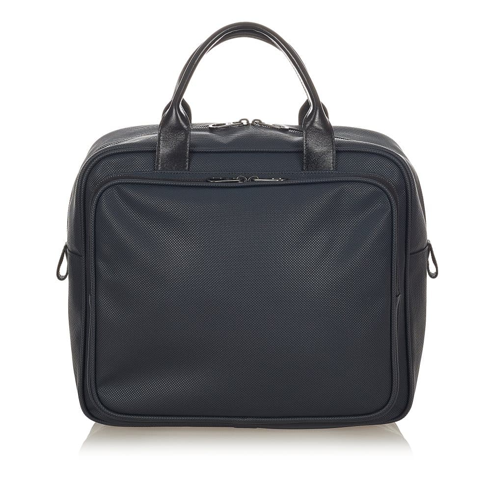 Pre-owned Bottega Veneta Marco Polo Business Bag Blue