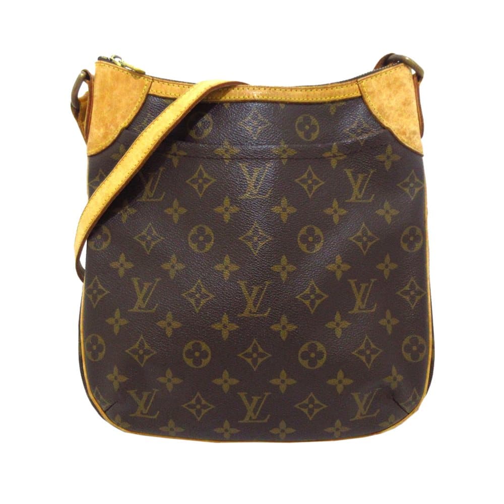 Pre-owned Louis Vuitton Monogram Odeon PM Brown