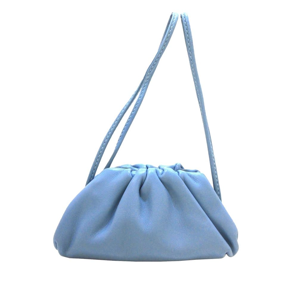 Pre-owned Bottega Veneta Extra Mini Pouch Blue