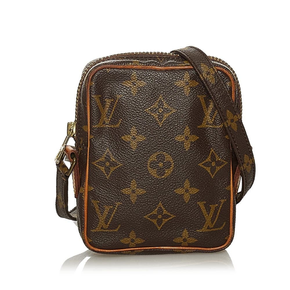 Pre-owned Louis Vuitton Monogram Mini Danube Brown