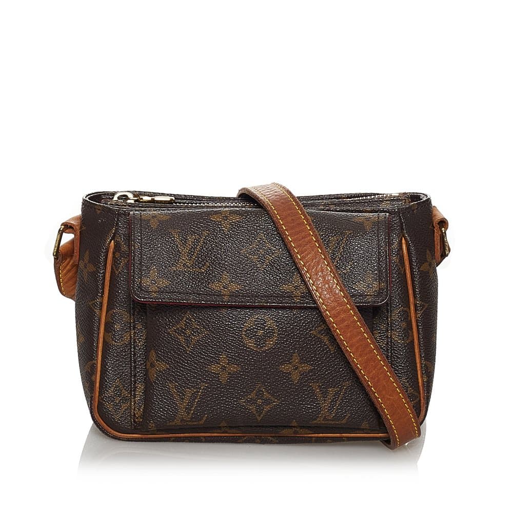 Pre-owned Louis Vuitton Monogram Viva Cite PM Brown