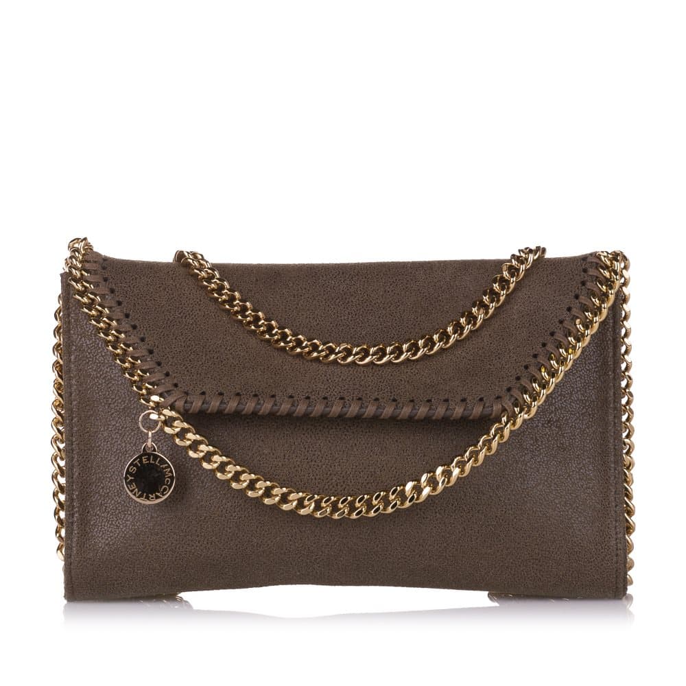 Pre-owned Stella McCartney Falabella Crossbody Bag Brown