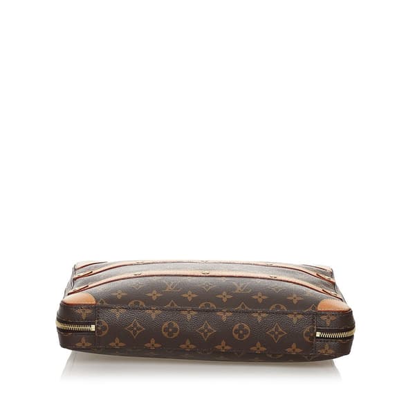 Pre-owned Louis Vuitton Monogram Soft Trunk Messenger  Brown