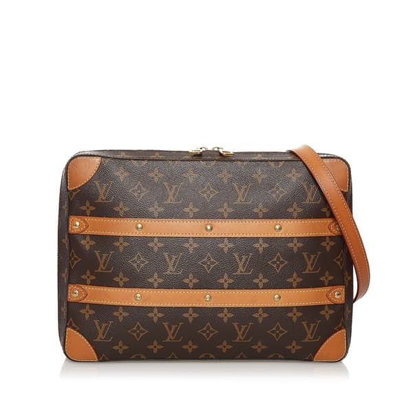 Pre-owned Louis Vuitton Monogram Soft Trunk Messenger  Brown