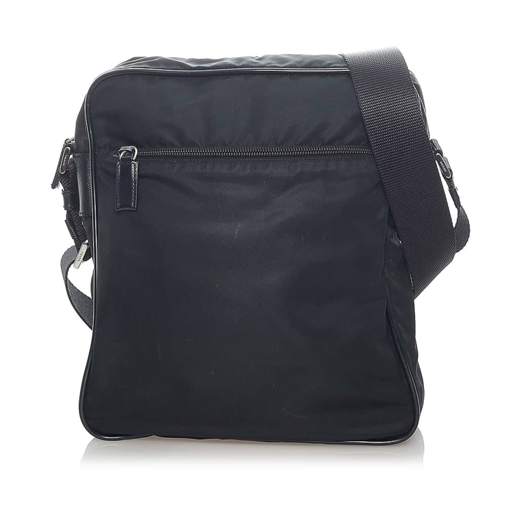 Pre-owned Prada Nylon Crossbody Bag Black