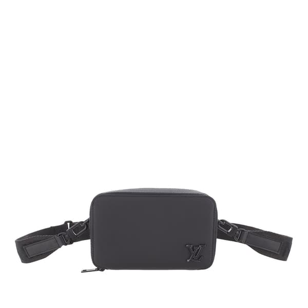 Pre-owned Louis Vuitton Alpha Wearable Wallet Black