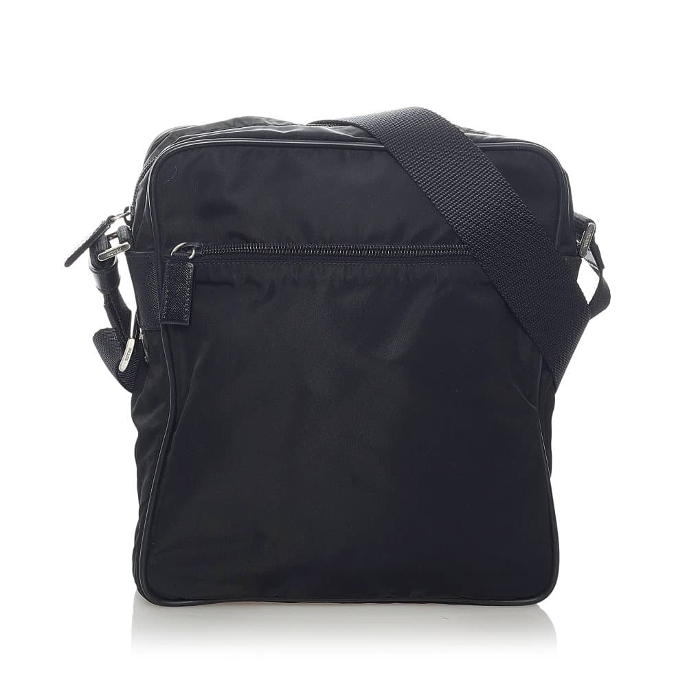 Pre-owned Prada Tessuto Crossbody Bag Black