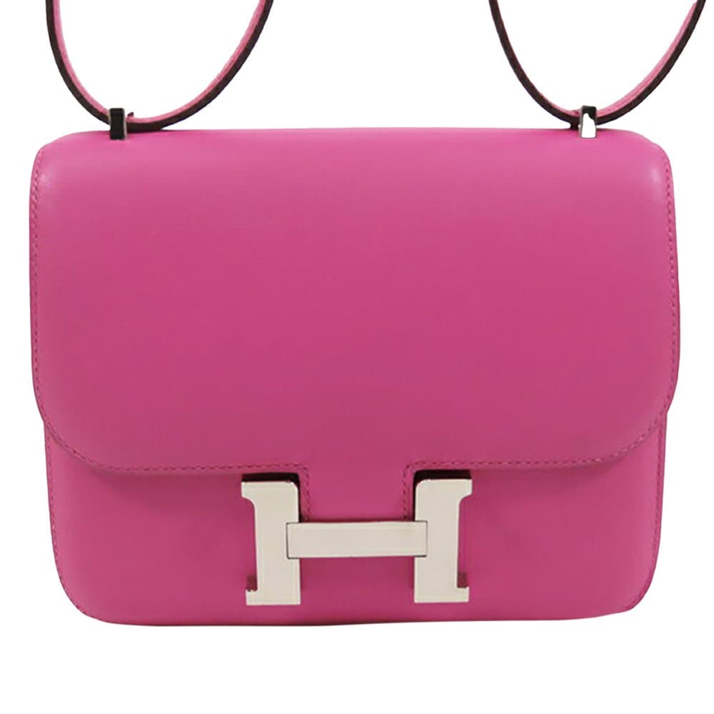 Pre-owned Hermes Mini Constance III Pink