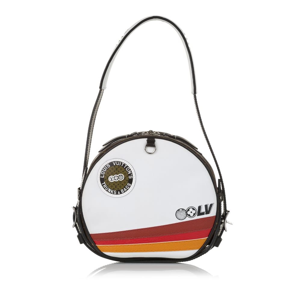 Pre-owned Louis Vuitton Boite Chapeau Souple Bag LV Airline White