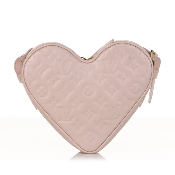 Pre-owned Louis Vuitton Monogram Empreinte Fall In Love Coeur Pink