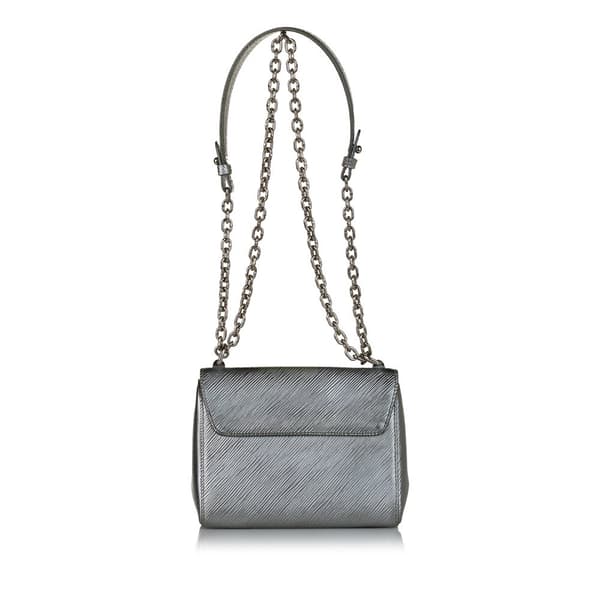 Pre-owned Louis Vuitton Epi Twist PM Silver