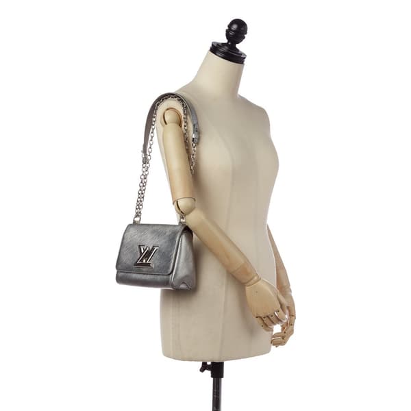Pre-owned Louis Vuitton Epi Twist PM Silver