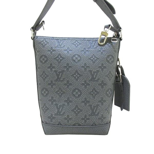 Pre-owned Louis Vuitton Monogram Taurillon Hobo Cruiser PM Gray