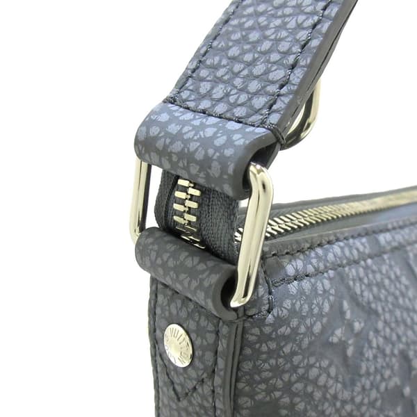 Pre-owned Louis Vuitton Monogram Taurillon Hobo Cruiser PM Gray