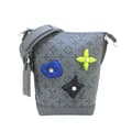 Miniatyrbilde 1 av 10: Pre-owned Louis Vuitton Monogram Taurillon Hobo Cruiser PM Gray