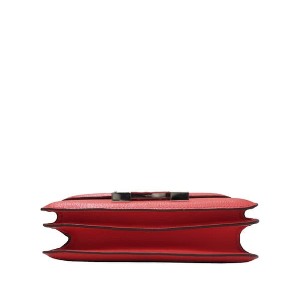 Pre-owned Hermès Mini Epsom Constance 18 Red