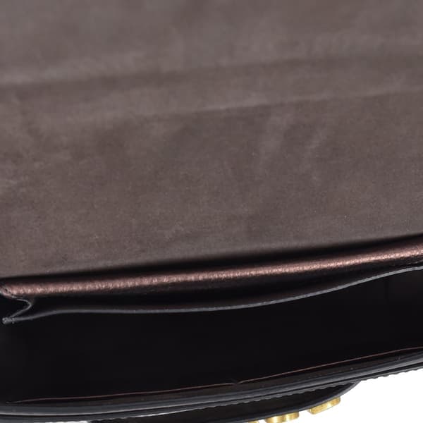 Pre-owned Dior Medium J'Adior Chain Flap Brown