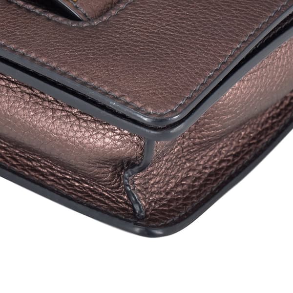 Pre-owned Dior Medium J'Adior Chain Flap Brown