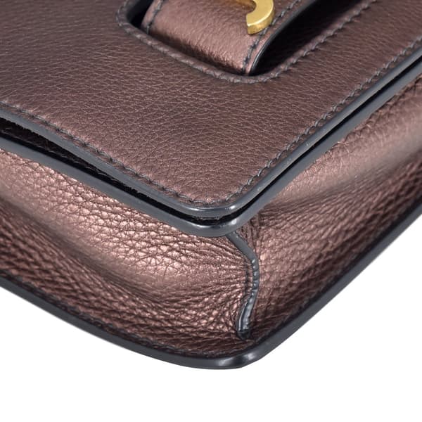 Pre-owned Dior Medium J'Adior Chain Flap Brown