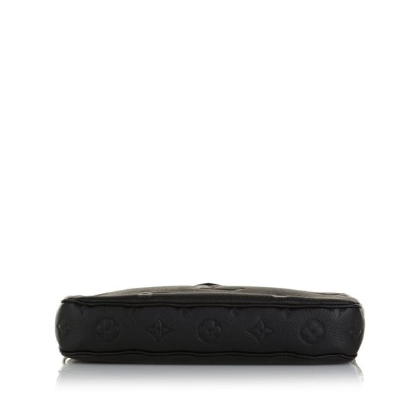 Pre-owned Louis Vuitton Monogram Empriente Bicolor Pochette Felicie Black