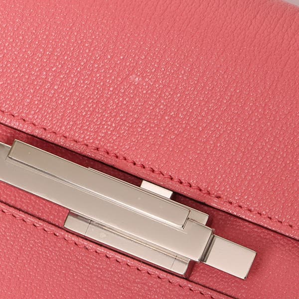 Pre-owned Hermès Cinhetic To Go Wallet Pink