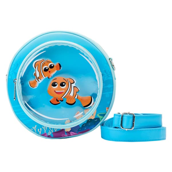 Loungefly Disney Crossbody Bag Finding Nemo 20th Anniversary Bubble Pocket One Size