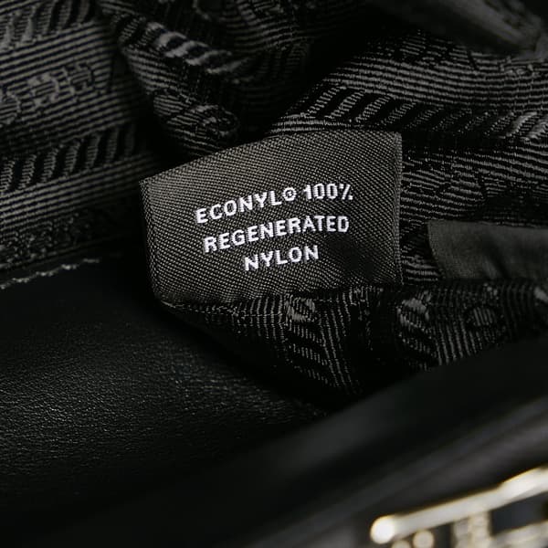 Pre-owned Prada Re-Nylon & Spazzolato Pocket Crossbody Black