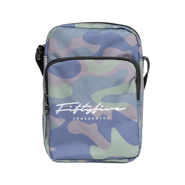 Crosshatch Demilare Camo Crossbody väska för män Green One Size