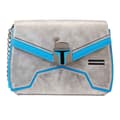 Miniatyrbild 1 av 4: Loungefly Cross Body Bag Jango Fett Chain Strap Official Star Wars Grey One Size