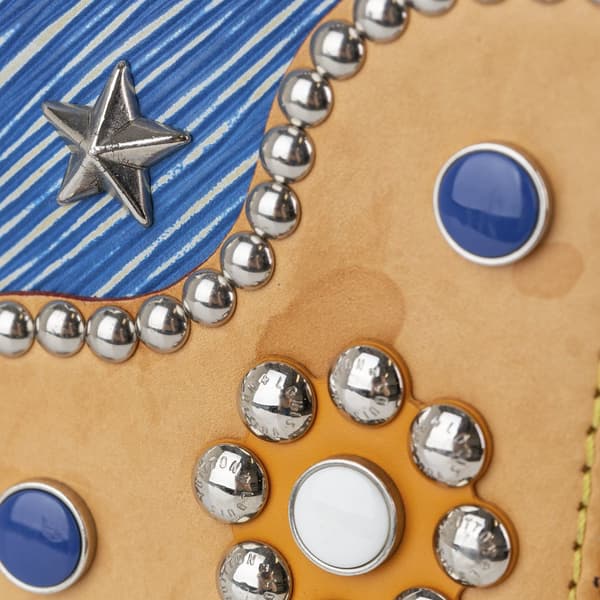 Pre-owned Louis Vuitton Studded Epi Twist MM Blue