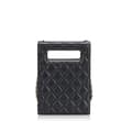 Pikkukuva 3 / 8: Pre-owned Chanel Mini Caviar Chain Around Cut Out Evening Bag Black