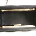 Pikkukuva 5 / 8: Pre-owned Chanel Mini Caviar Chain Around Cut Out Evening Bag Black