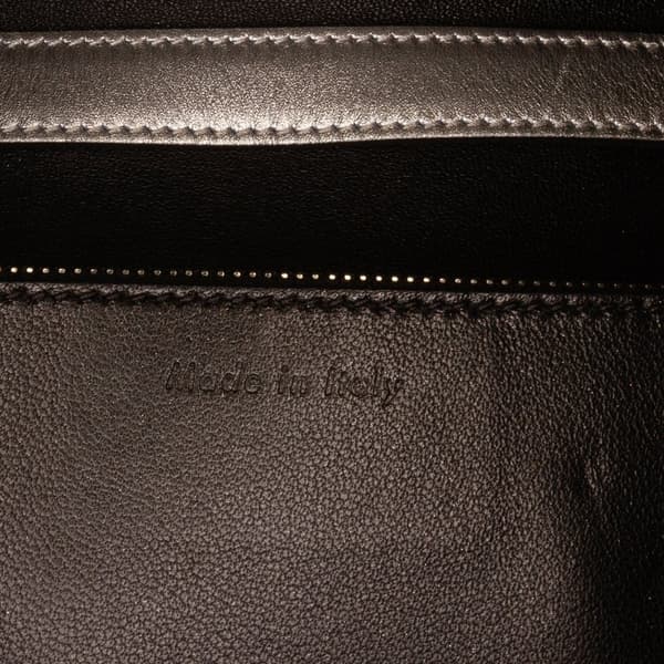 Pre-owned Celine Medium Calfskin Classic Box Silver