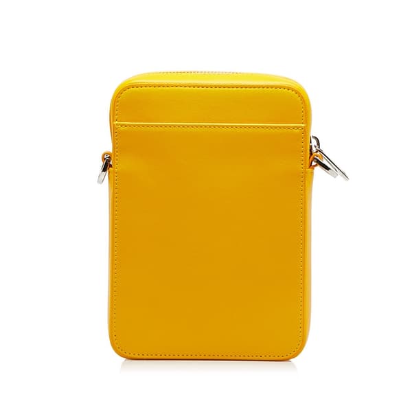 Pre-owned Dior Oblique World Tour Messenger Bag Yellow