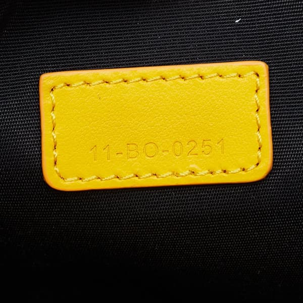 Pre-owned Dior Oblique World Tour Messenger Bag Yellow