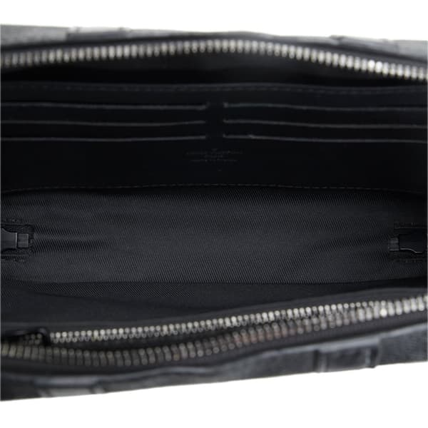 Pre-owned Louis Vuitton Monogram Eclipse Soft Trunk Wallet Crossbody Black