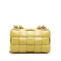 Pikkukuva 3 / 9: Pre-owned Bottega Veneta Nappa Intrecciato Padded Chain Cassette Satchel Yellow