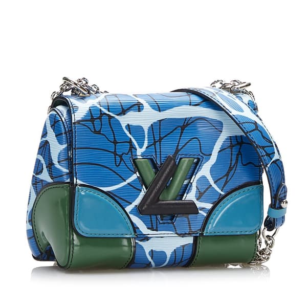 Pre-owned Louis Vuitton Epi Monogram Danube PM Blue