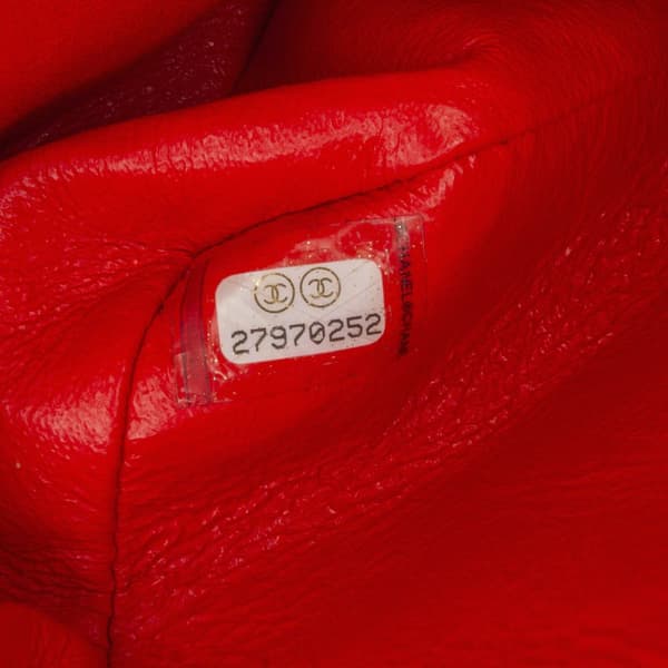 Pre-owned Chanel Mini Rectangular Classic Lambskin Single Flap Red