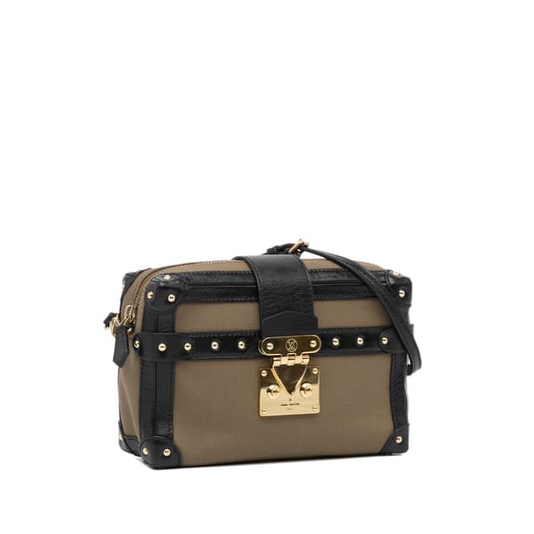 Pre-owned Louis Vuitton Petite Malle Soft MM Brown