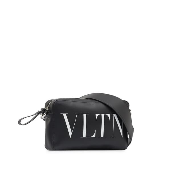 Pre-owned Valentino VLTN Crossbody Bag Black