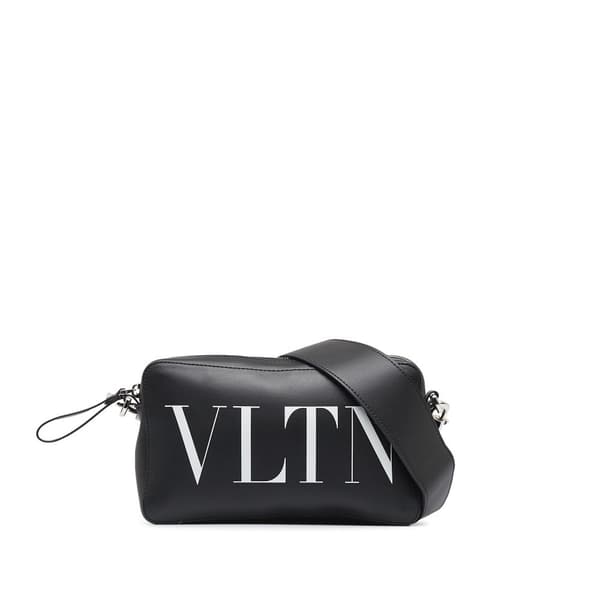 Pre-owned Valentino VLTN Crossbody Bag Black