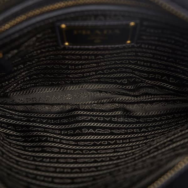 Pre-owned Prada Canapa Logo Crossbody Brown