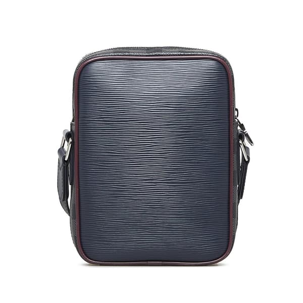Pre-owned Louis Vuitton Epi Damier Graphite Danube Slim Black
