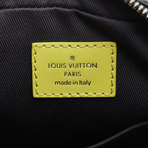 Pre-owned Louis Vuitton Epi Damier Graphite Danube Slim Black