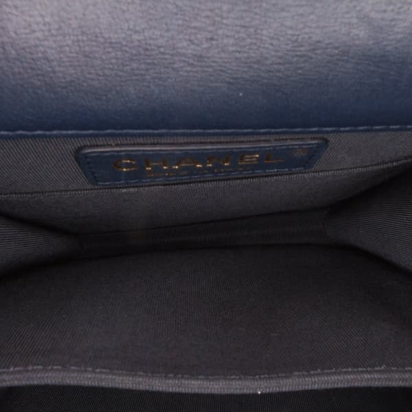 Pre-owned Chanel Paris-New York North South Boy Flap Gold