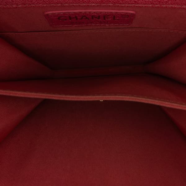 Pre-owned Chanel North South Boy Flap Pink